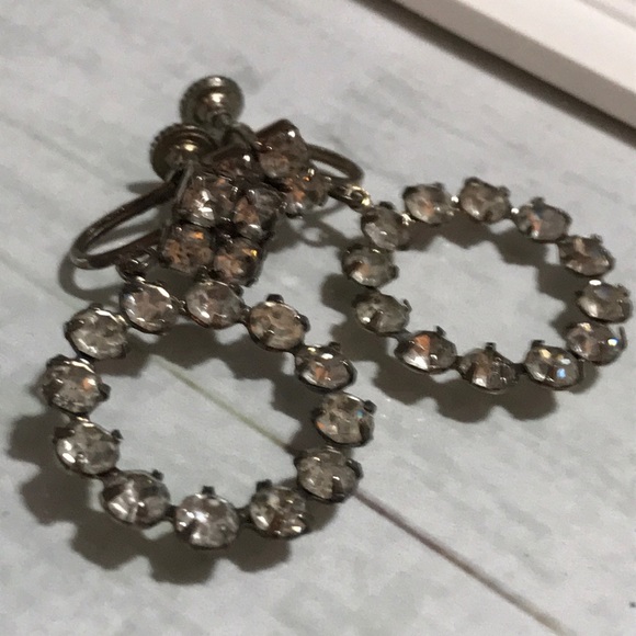 Circle drop statement earrings - Picture 5 of 5